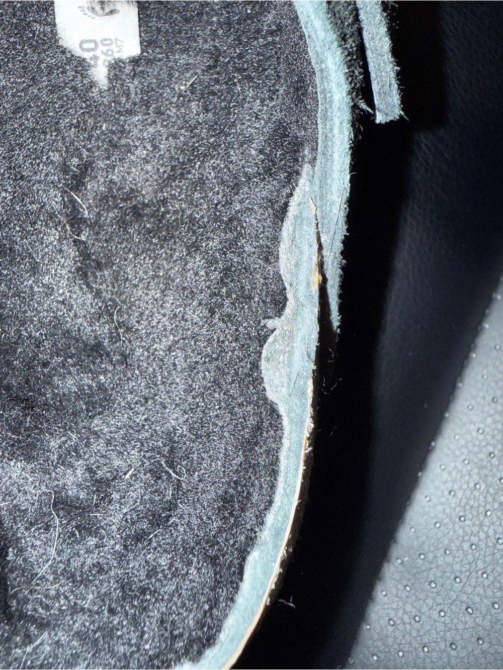 Birkenstock Black Suede Fur-Lined Clog Mule - Picture 9 of 9